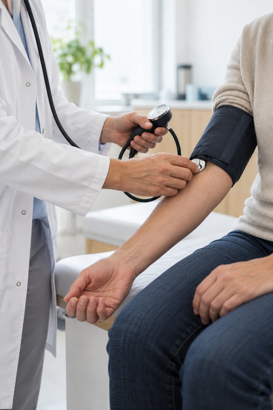 Ärztliche Untersuchung eines Patienten